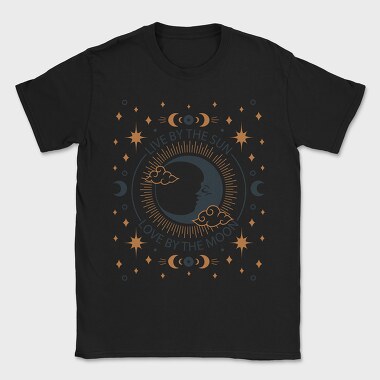 Mystical Moon Love Quote Tote, Tricou Barbati (Unisex)