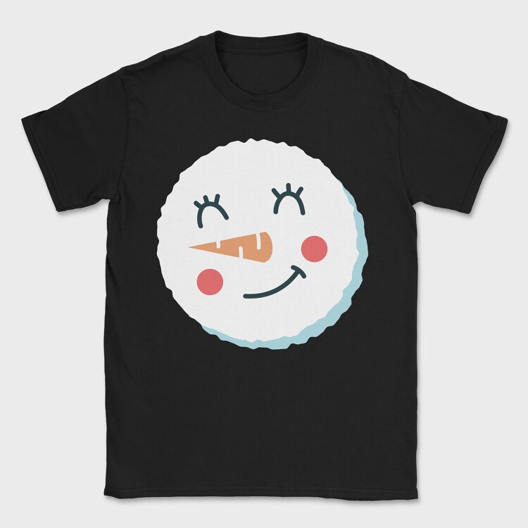 Christmas Snowman Faces 8, Tricou Barbati (Unisex)