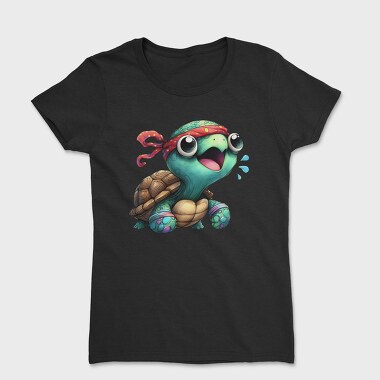 Tortoise Bandana Cry, Tricou Femei