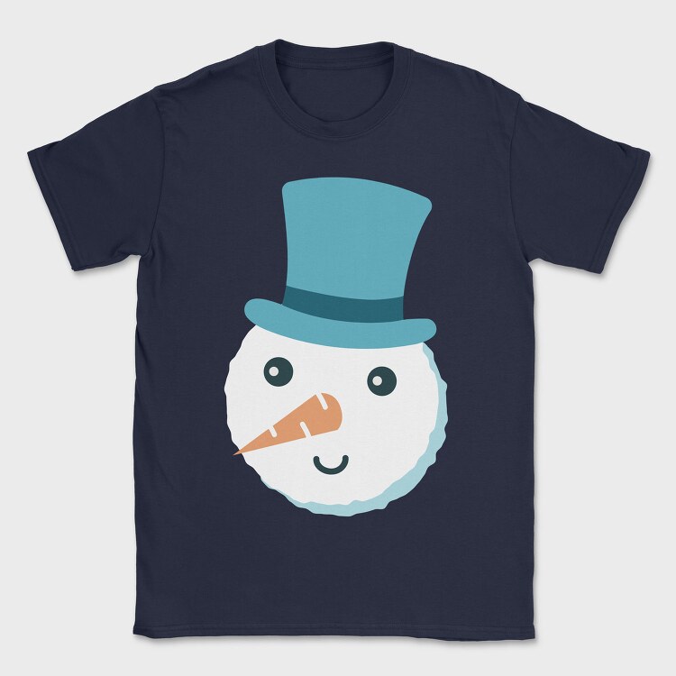 Christmas Snowman Faces 5, Tricou Barbati (Unisex)