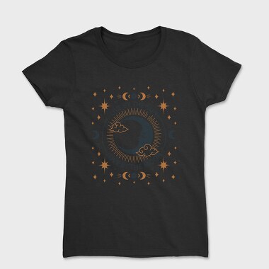 Mystical Moon Love Quote Tote, Tricou Femei