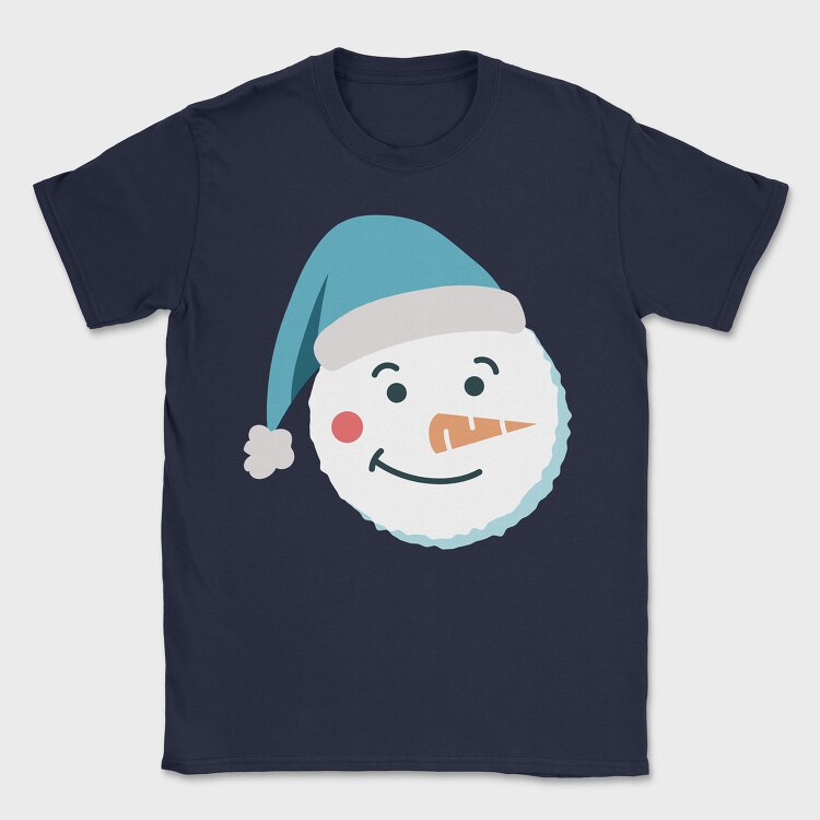 Christmas Snowman Faces 4, Tricou Barbati (Unisex)