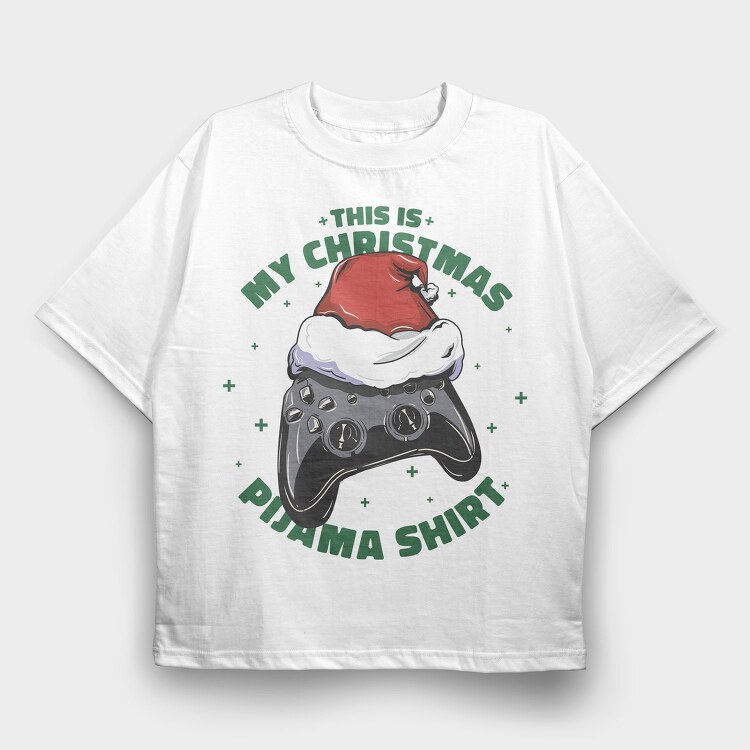 Christmas Pijama, Tricou Oversize Barbati (Unisex)