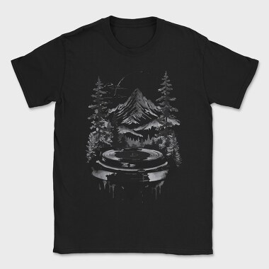 Nature Turntable, Tricou Barbati (Unisex)