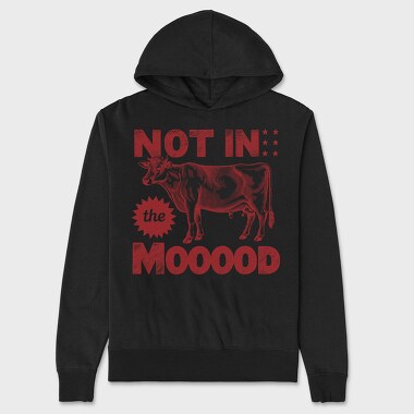 Vintage Cow Says, Hanorac Oversize Barbati (Unisex)