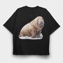 Walrus Snow, Tricou Oversize Barbati (Unisex)