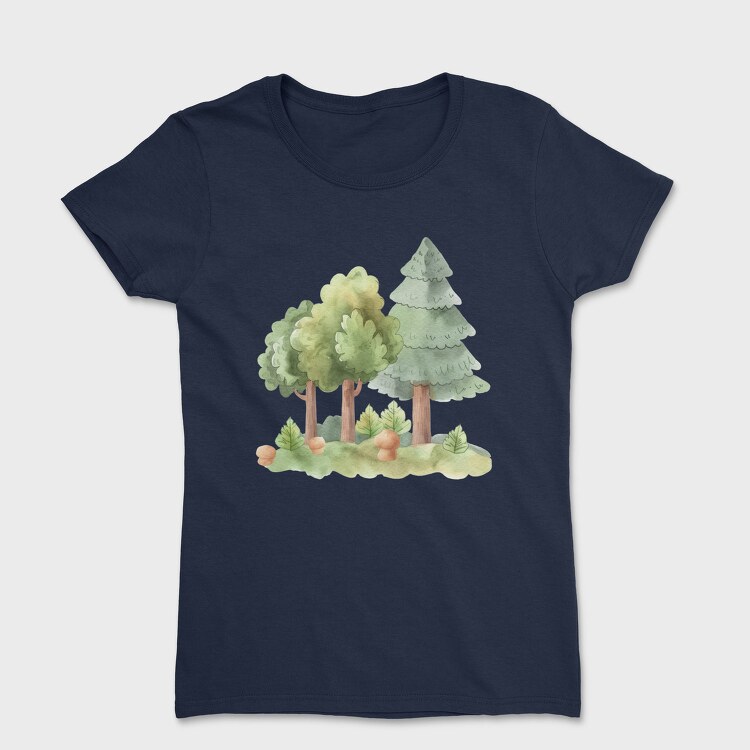 Trees 16 Mushrooms, Tricou Femei