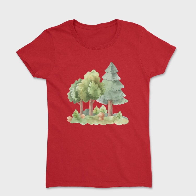 Trees 16 Mushrooms, Tricou Femei