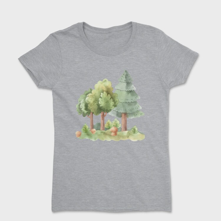 Trees 16 Mushrooms, Tricou Femei