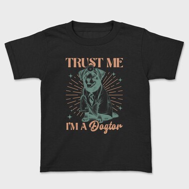 Vintage Dogtor Animal, Tricou Copii