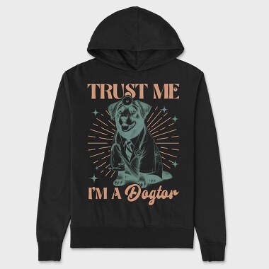 Vintage Dogtor Animal, Hanorac Oversize Barbati (Unisex)