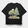 Trees 16 Mushrooms, Tricou Oversize Barbati (Unisex)