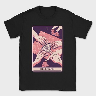 Mystical Tarot Card Hell Game 01, Tricou Barbati (Unisex)