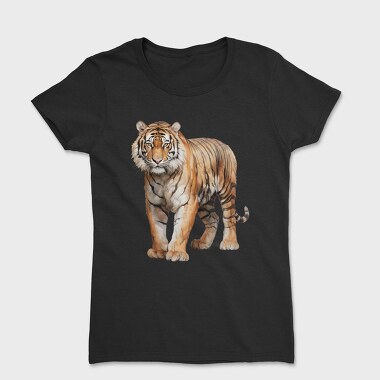 Tiger Walking Pose, Tricou Femei