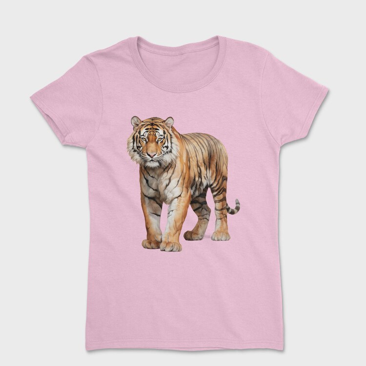 Tiger Walking Pose, Tricou Femei