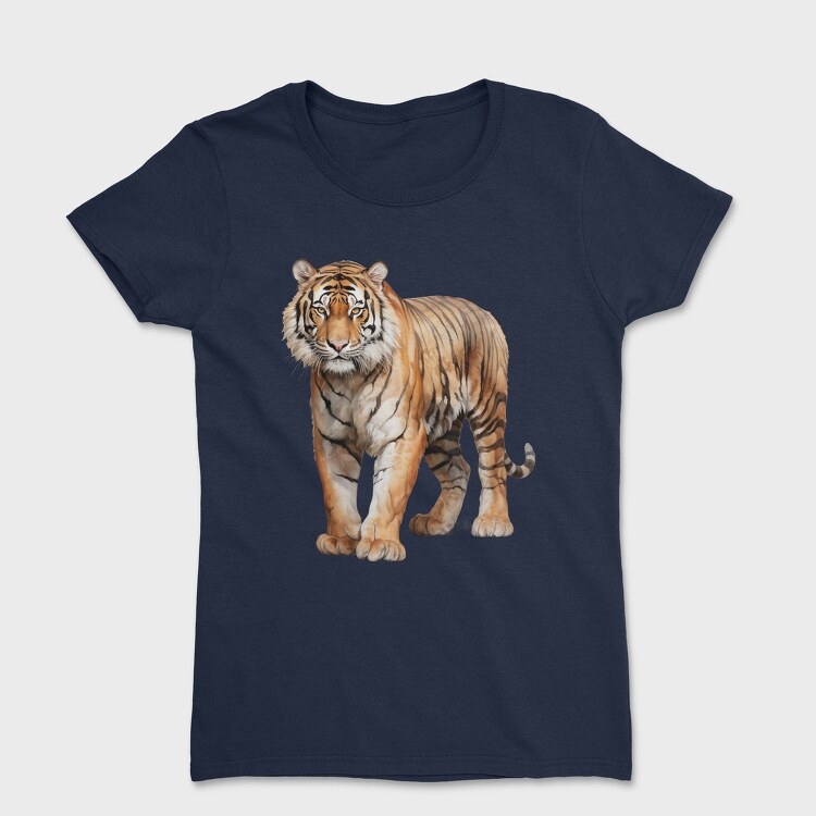 Tiger Walking Pose, Tricou Femei