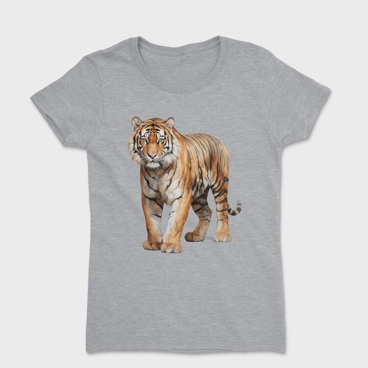 Tiger Walking Pose, Tricou Femei