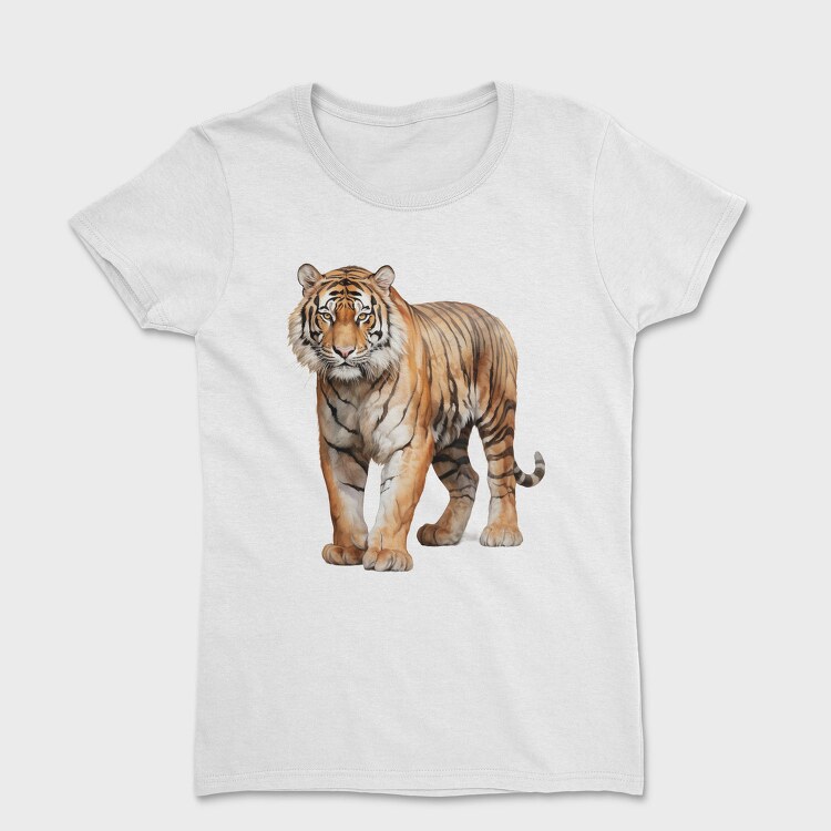 Tiger Walking Pose, Tricou Femei