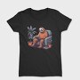 Chill Sloth Playing Video Games, Tricou Femei
