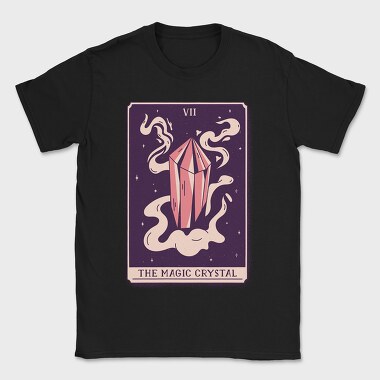Mystical Tarot Magic Crystal Card 07, Tricou Barbati (Unisex)
