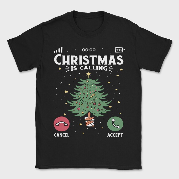 Christmas Call, Tricou Barbati (Unisex)