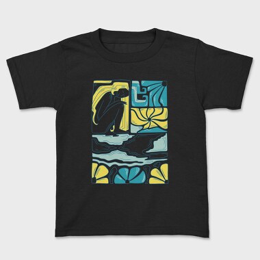 Nature Blonde Woman, Tricou Copii