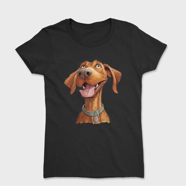 Vizsla Face Smile, Tricou Femei