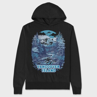 Vancouver Island Nature Tote, Hanorac Oversize Barbati (Unisex)