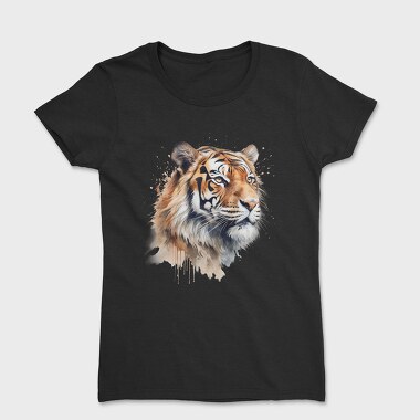 Tiger Watercolor Spirit, Tricou Femei