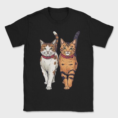 Two Cats Walk, Tricou Barbati (Unisex)