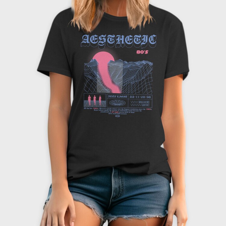 Neon Light 2, Tricou Barbati (Unisex)