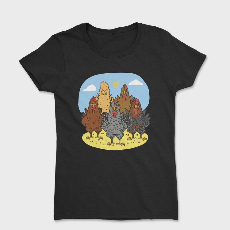 Chicken Slots, Tricou Femei