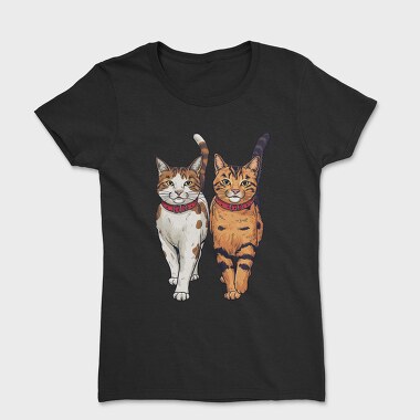 Two Cats Walk, Tricou Femei