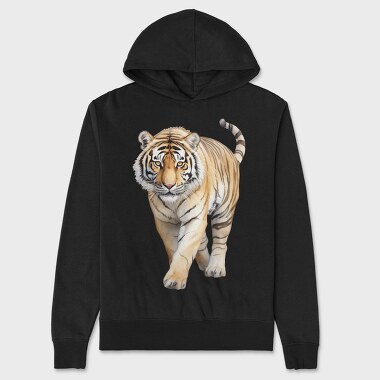 Tiger Wild Wanderer, Hanorac Oversize Barbati (Unisex)