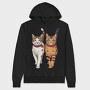 Two Cats Walk, Hanorac Oversize Barbati (Unisex)