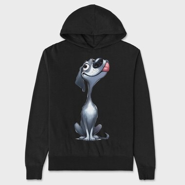 Tongue Wagger Puppy, Hanorac Oversize Barbati (Unisex)