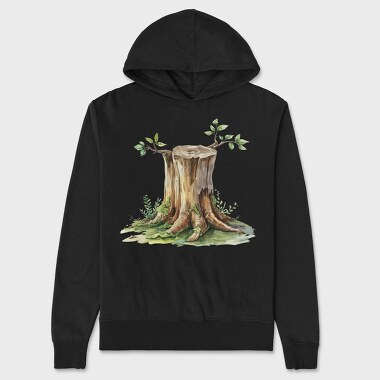 Tree Stump Growth, Hanorac Oversize Barbati (Unisex)