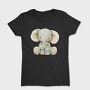Watercolor Baby Elephant, Tricou Femei