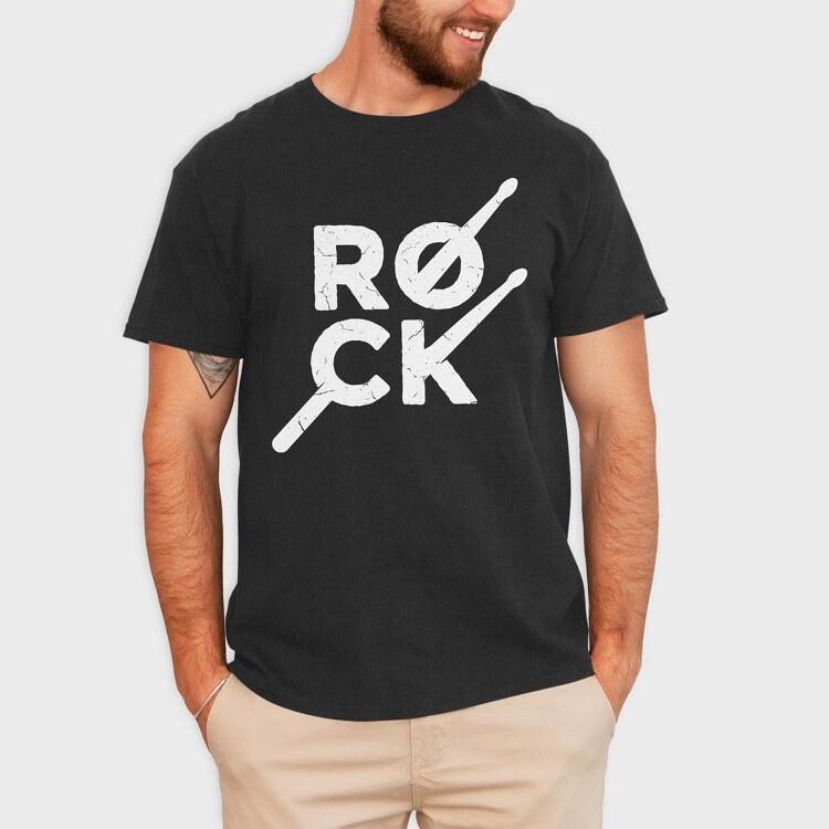 Rock Grunge, Tricou Barbati (Unisex)