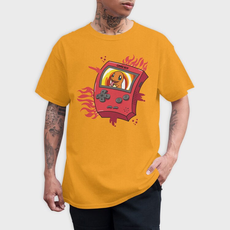 Gameboy Pokemon 9, Tricou Barbati (Unisex)