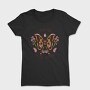 Pink Butterfly And Flowers Beauty Within, Tricou Femei