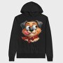 Wags Glassy Frenchie, Hanorac Oversize Barbati (Unisex)
