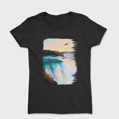 Niagara Falls Painting, Tricou Femei