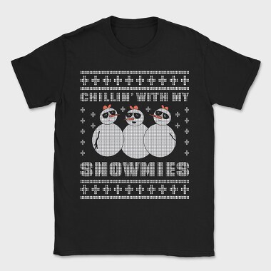 Chillin With My Snowmies, Tricou Barbati (Unisex)
