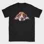 Watercolor Basset Hound, Tricou Barbati (Unisex)