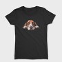Watercolor Basset Hound, Tricou Femei