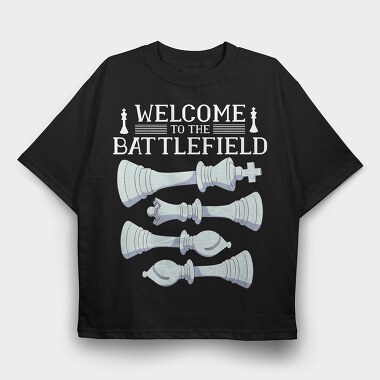 Chess, Tricou Oversize Barbati (Unisex)