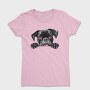 Watercolor Boxer Peeking, Tricou Femei