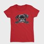 Watercolor Boxer Peeking, Tricou Femei