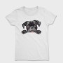 Watercolor Boxer Peeking, Tricou Femei